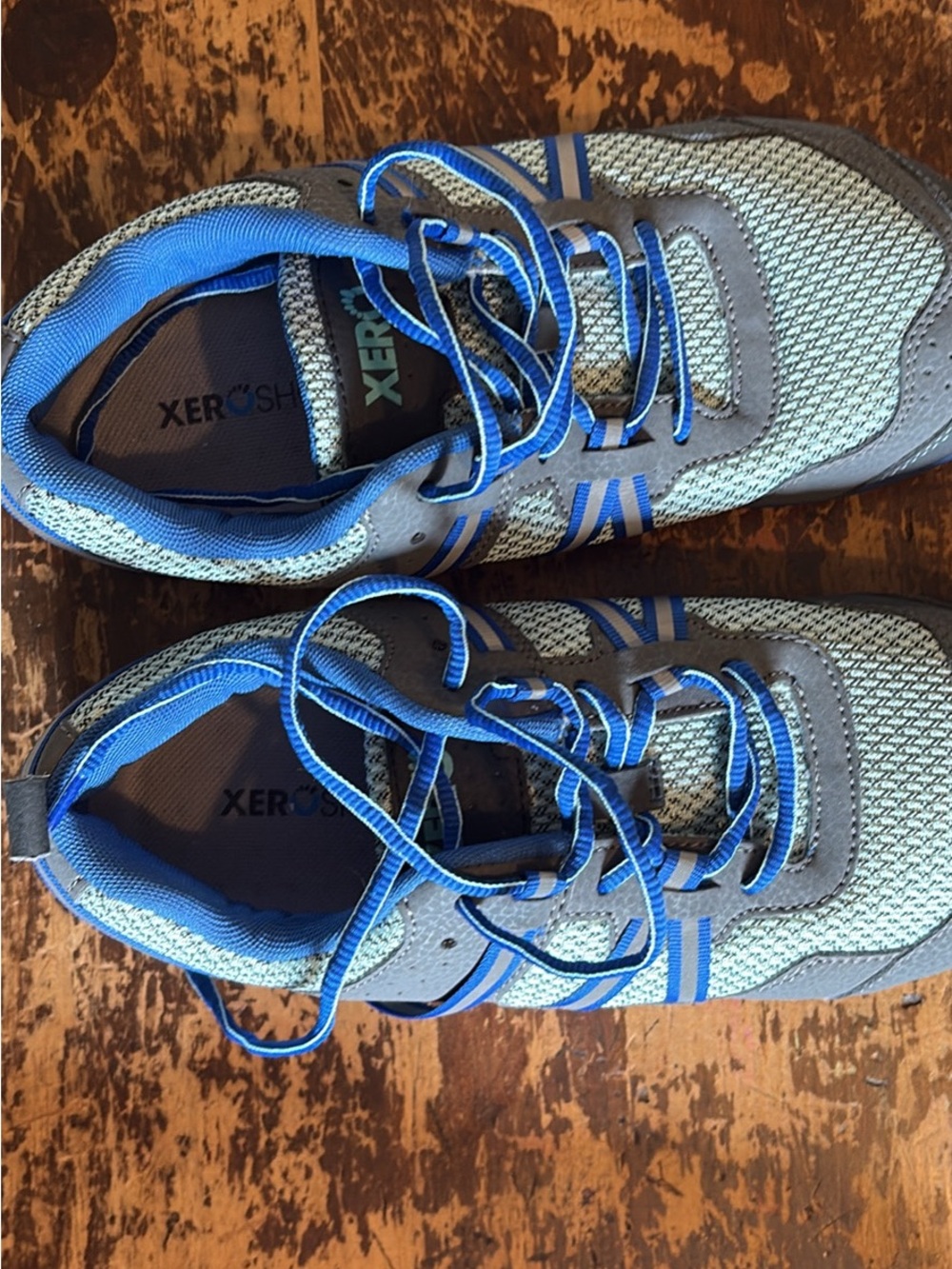 Xero Shoes Women's Blue Gray Athletic Running Shoes 9.5